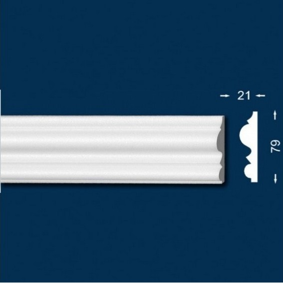Wiesemann Innenwinkel "Jakarta 51" Polystyrol 21 x 79 x 200 mm Weiß Stuckleisten Winkel