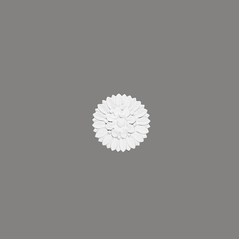 Mardom Rosette / Deckenkuppel B3002 Profoam 155 x 30 x 155 mm Weiß Stuckrosette Deckenrosette Rund