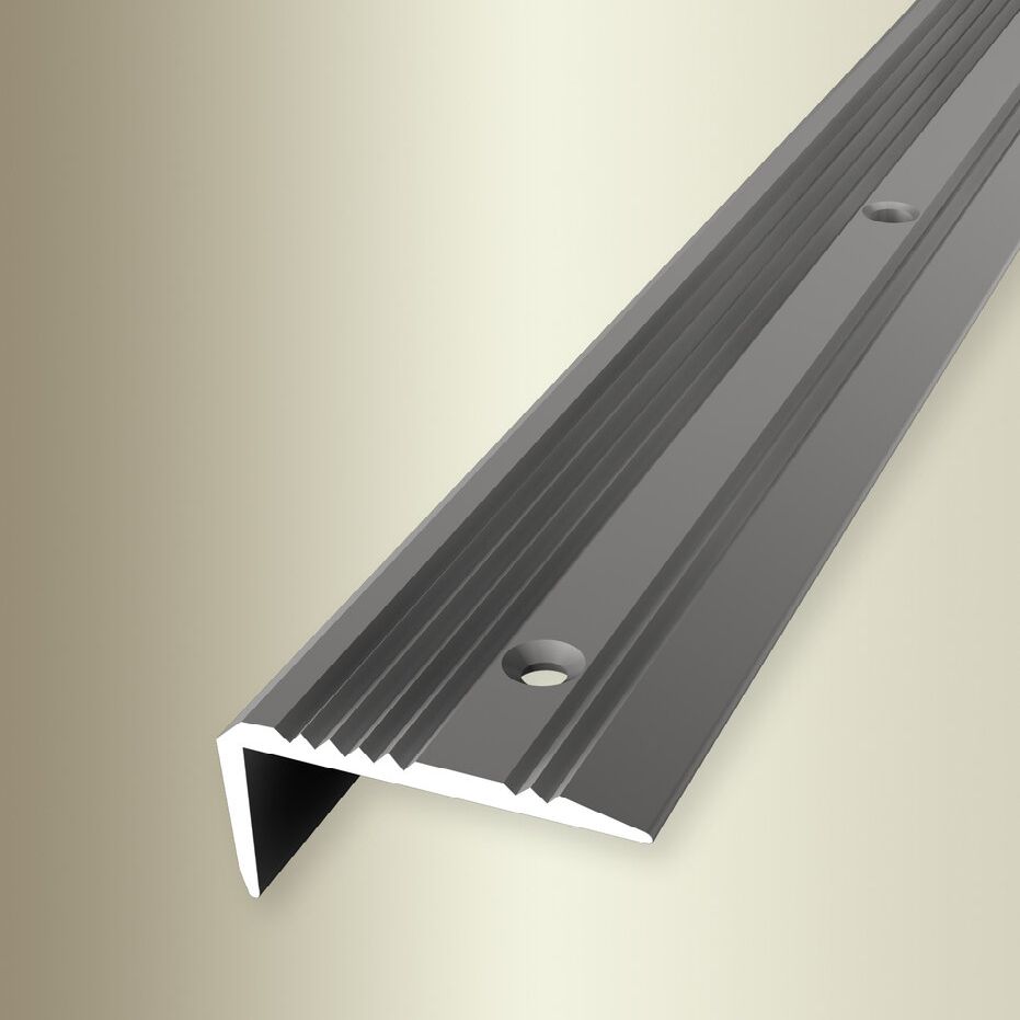Küberit Treppenkanten- & Winkelprofile H 23 mm B 43 mm Einfasshöhe 0 - 20 mm Alu elox