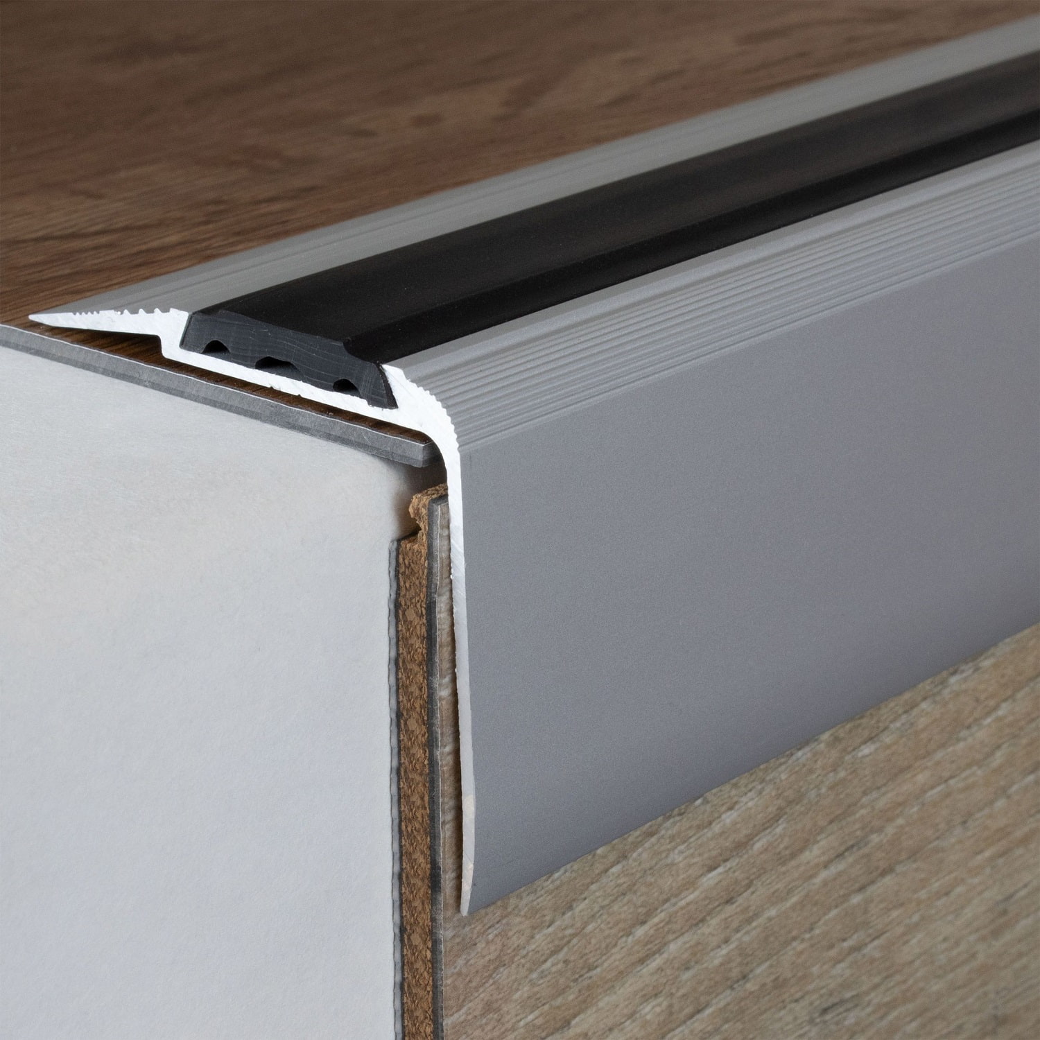 PROVISTON Treppenkanten- & Winkelprofile Agira Höhe 45 mm Breite 58 mm Aluminium eloxiert