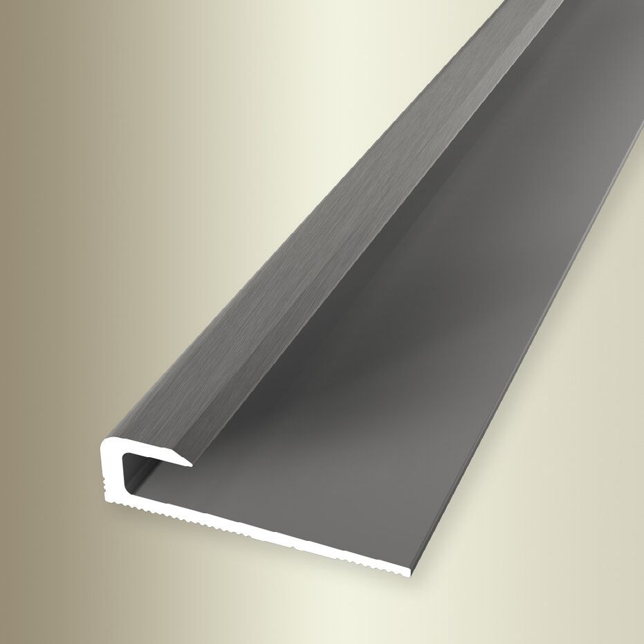 Küberit Einfass- & Abschlussprofile H 8 mm B 30 mm L 2600 mm Einfasshöhe 5 mm Alu elox