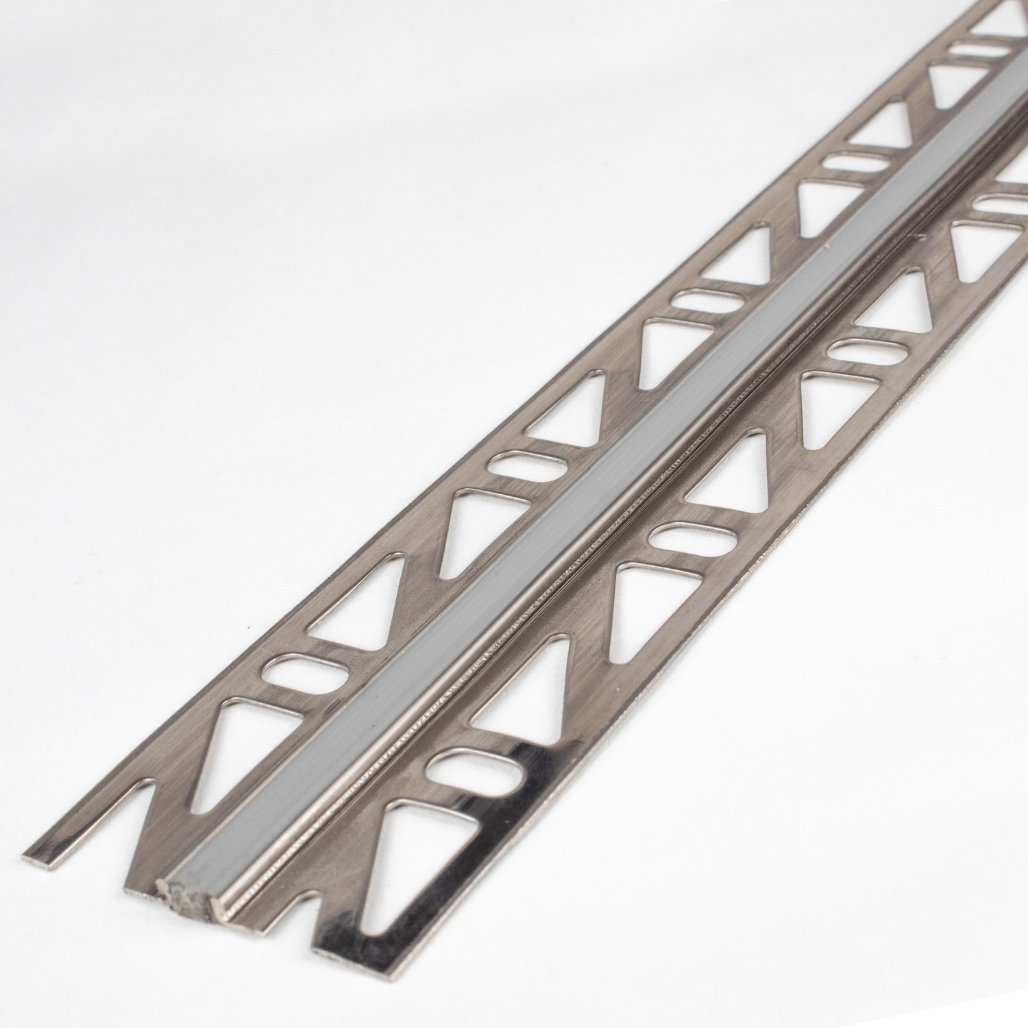 Auer Dehnungsfugen- & Fliesenprofile Overloon 54 x 2500 mm Höhe 2 - 25 mm Edelstahl