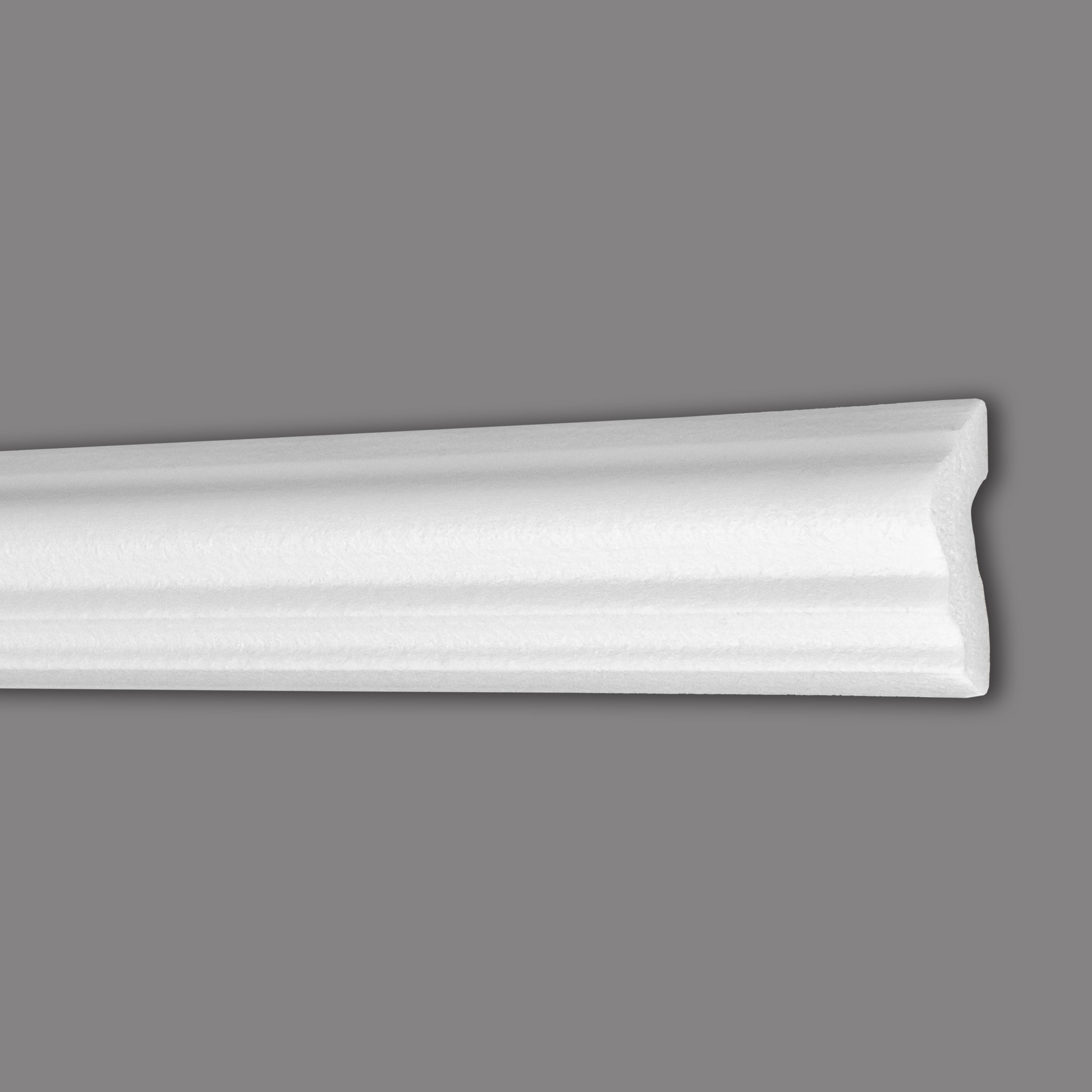 Wiesemann Zierleiste Ibiza 54 Polystyrol 23 x 46 x 2000 mm Wandleiste Weiß