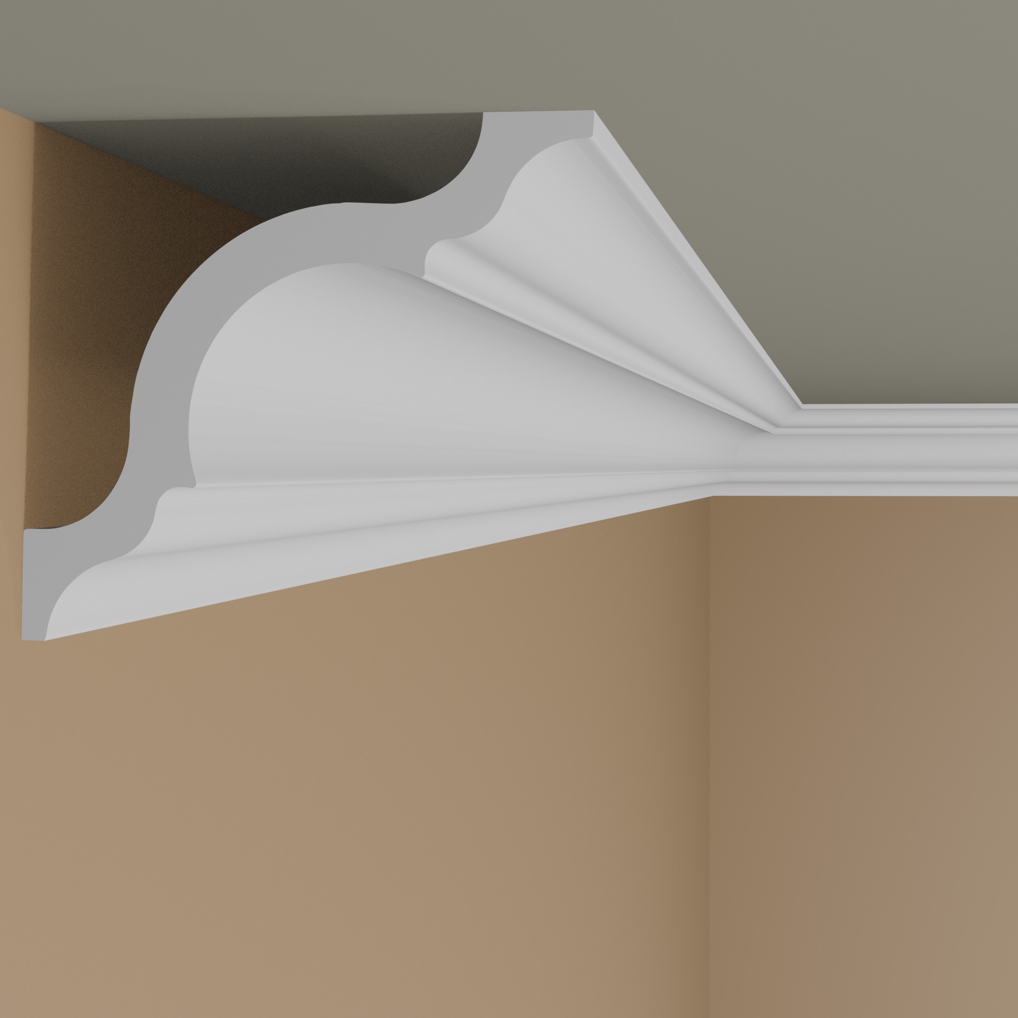 Beliebte Stuckleiste NMC NOMASTYL Plus - A (110 x 110 x 2000 mm)
