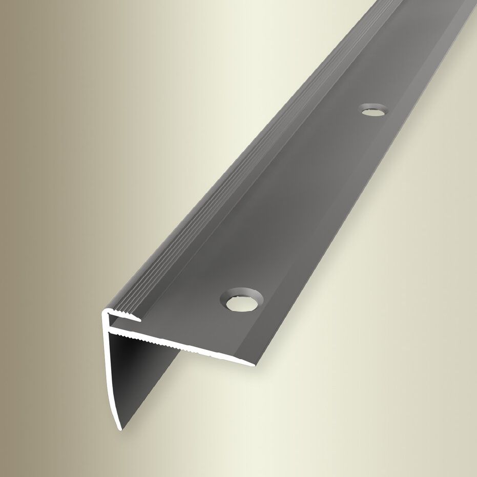 Küberit Treppenkanten- & Winkelprofile B 27 mm L 2500 mm Einfasshöhe 3 mm Alu eloxiert