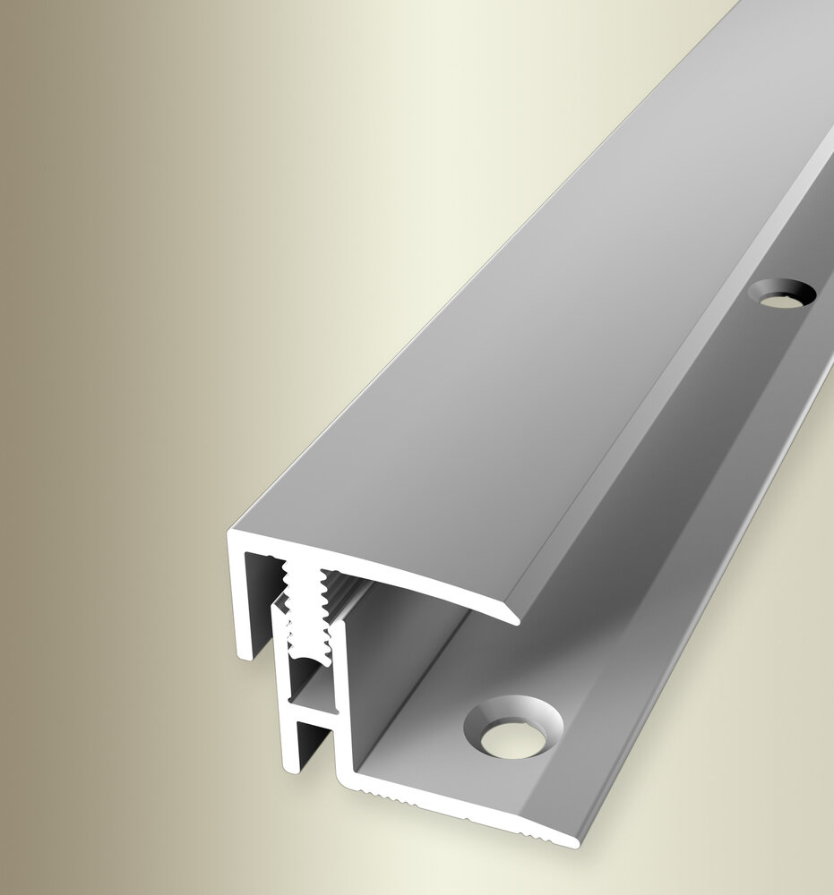 PROVISTON Einfass- & Abschlussprofile Breite 21 mm Einfasshöhe 12 - 17 mm Alu eloxiert