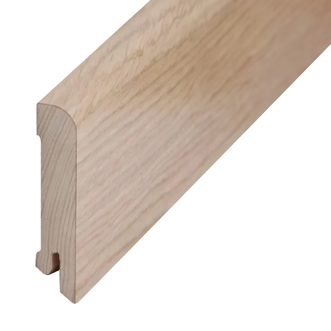 Fussleiste aus Echtholzfurnier in Eiche lackiert (15 x 70 x 2500 mm) by PROVISTON