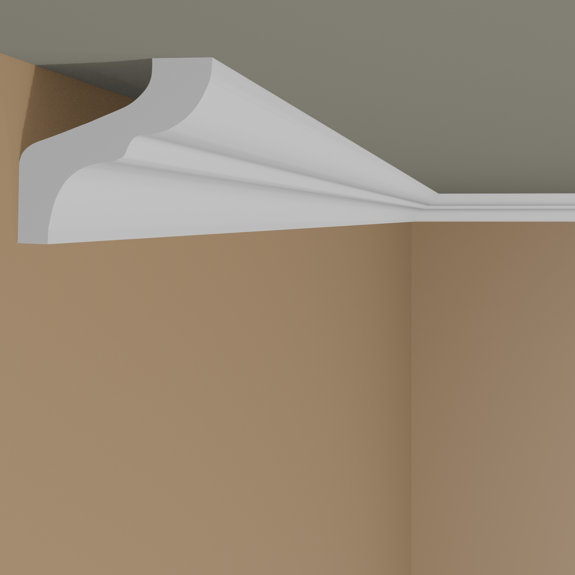 Stilvolle Stuckleiste NMC NOMASTYL Plus - F (30 x 35 x 2000 mm)
