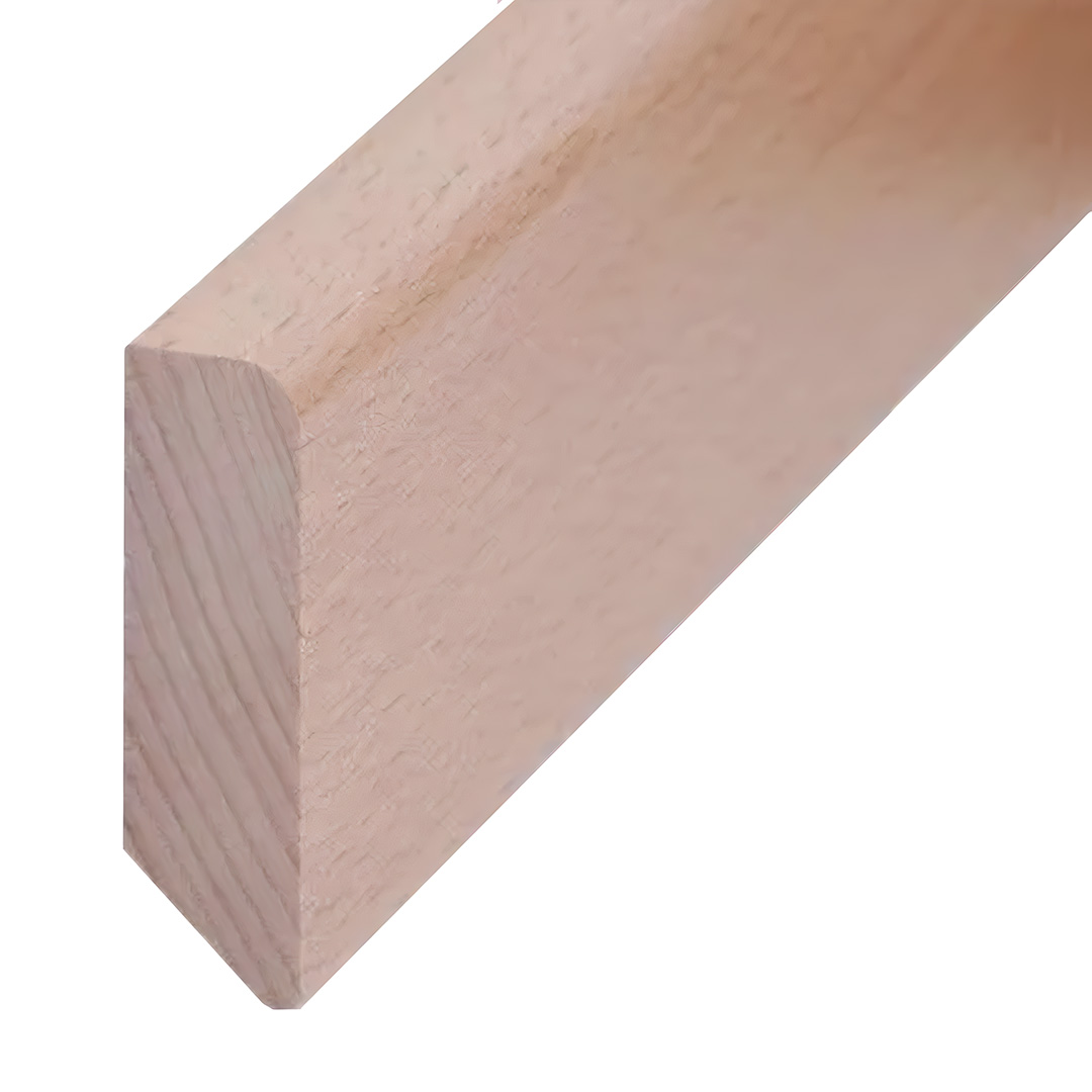 Sockelleiste aus Massivholz Buche 16 x 58 x 2400 mm fallende länge by PROVISTON