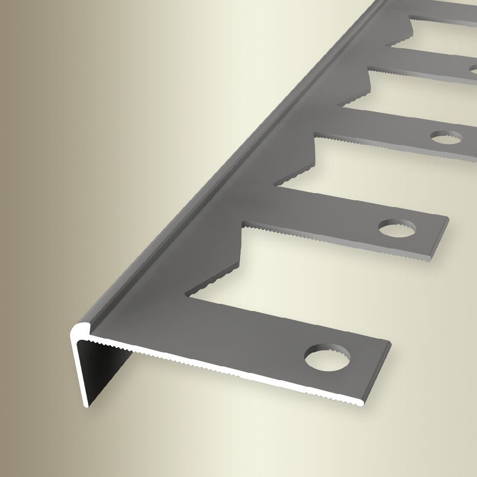 Küberit Treppenkanten- & Winkelprofile Höhe 44 mm Breite 48 mm L 2500 mm Einfasshöhe 3 mm