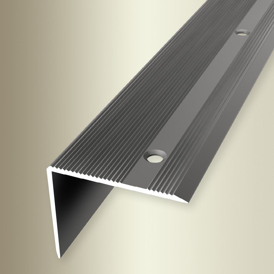 Küberit Treppenkanten- & Winkelprofile H 40 mm B 45 mm Einfasshöhe 0 - 37 mm Alu elox