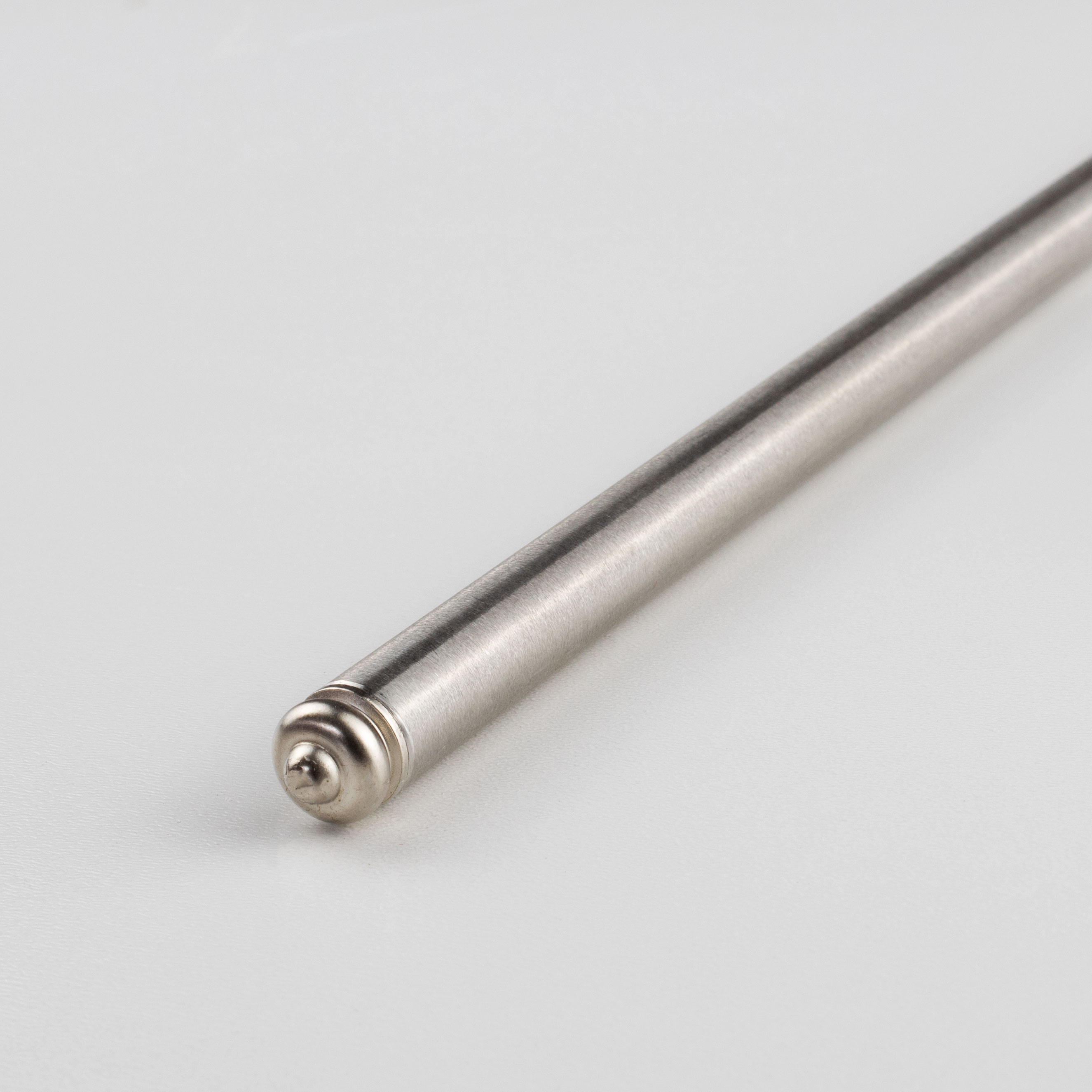 Auer Läuferstange 10 mm Mit Abschlussknöpfen Messing poliert oder vernickelt