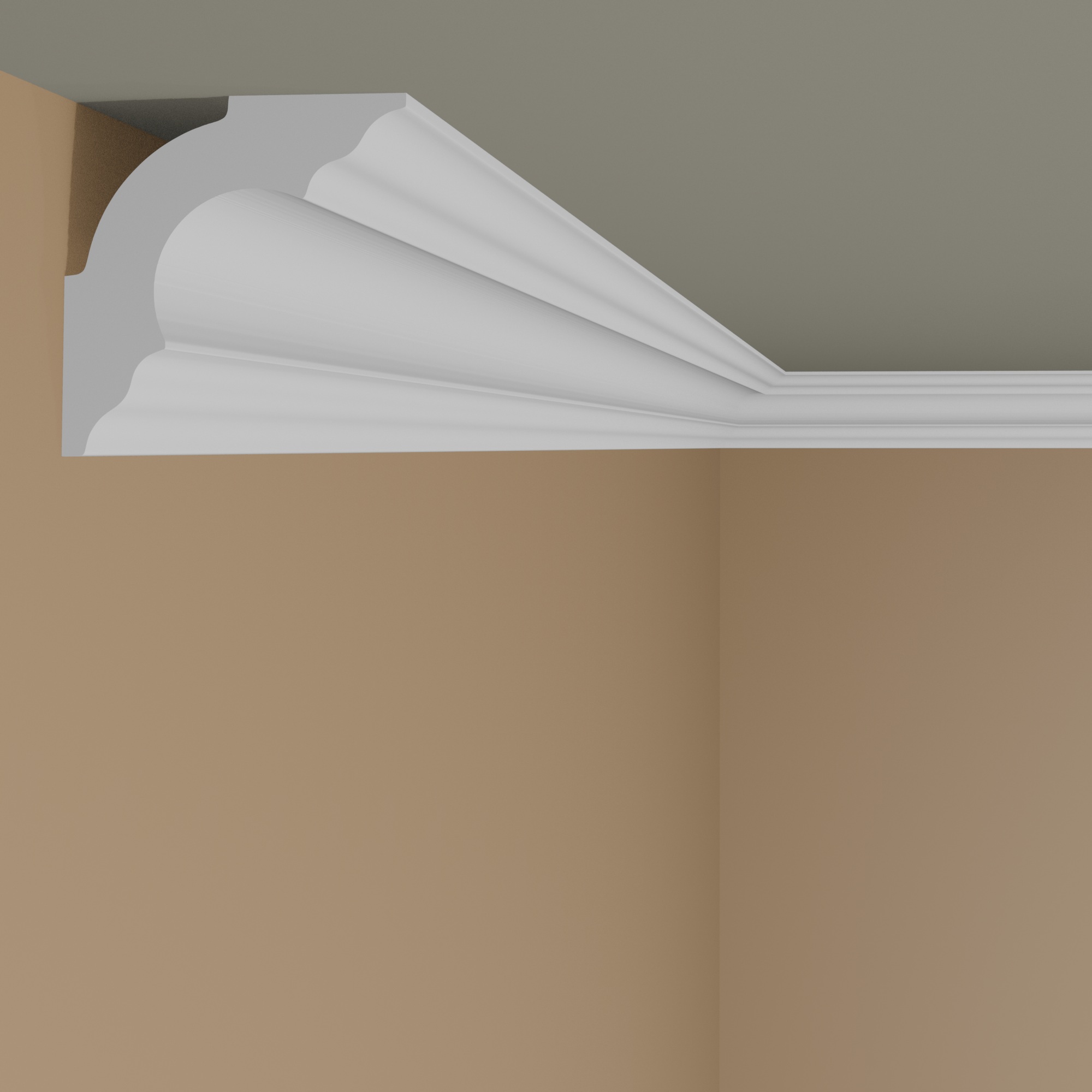Stylische Stuckleiste NMC NOMASTYL Plus - A3 (30 x 30 x 2000 mm)