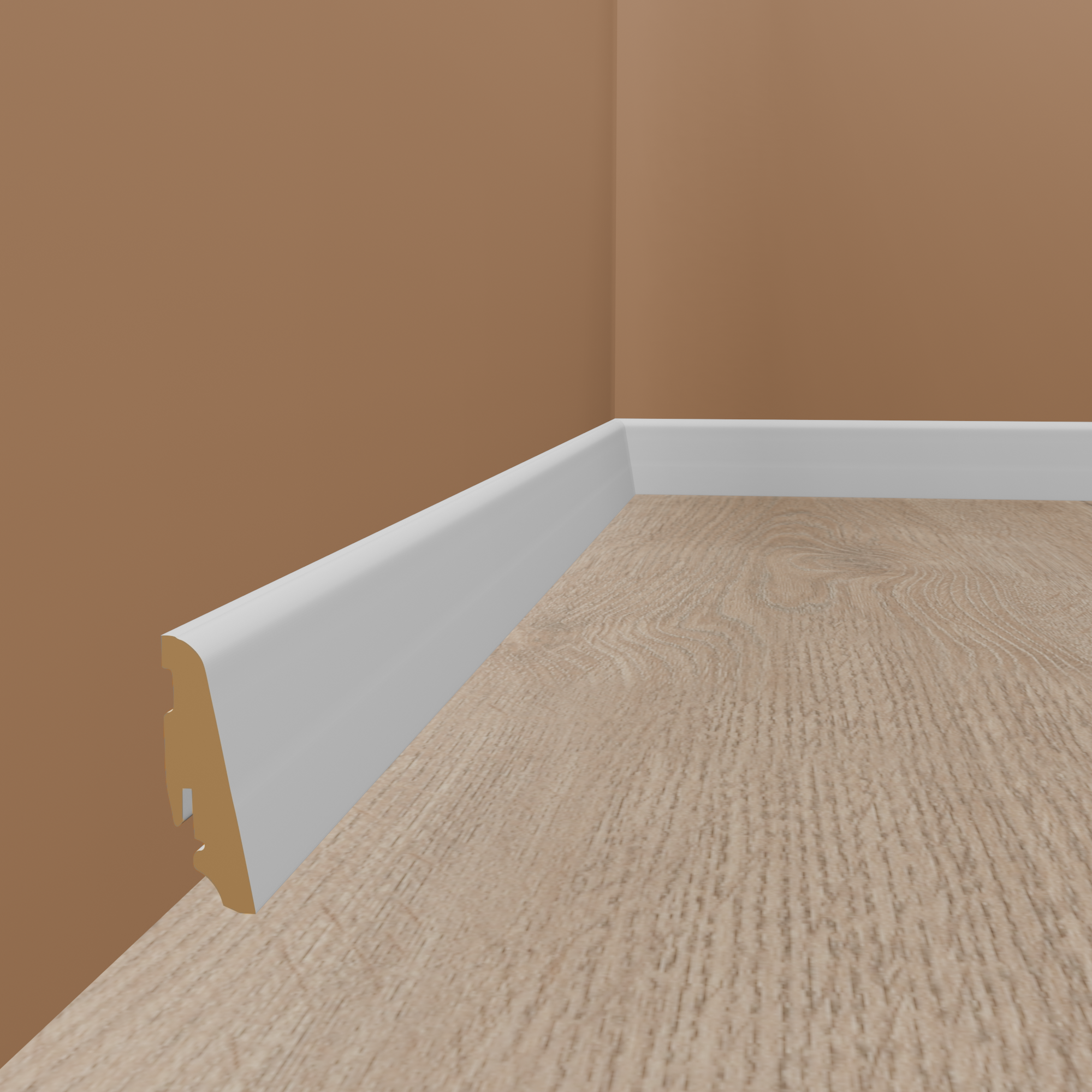 Neuhofer Sockelleiste "Busca" FU060L MDF 19 x 58 x 2400 mm Weiß Fußleiste Neuhofer Sockelleiste "Busca" FU060L MDF 19 x 58 x 2400 mm Weiß Fußleiste