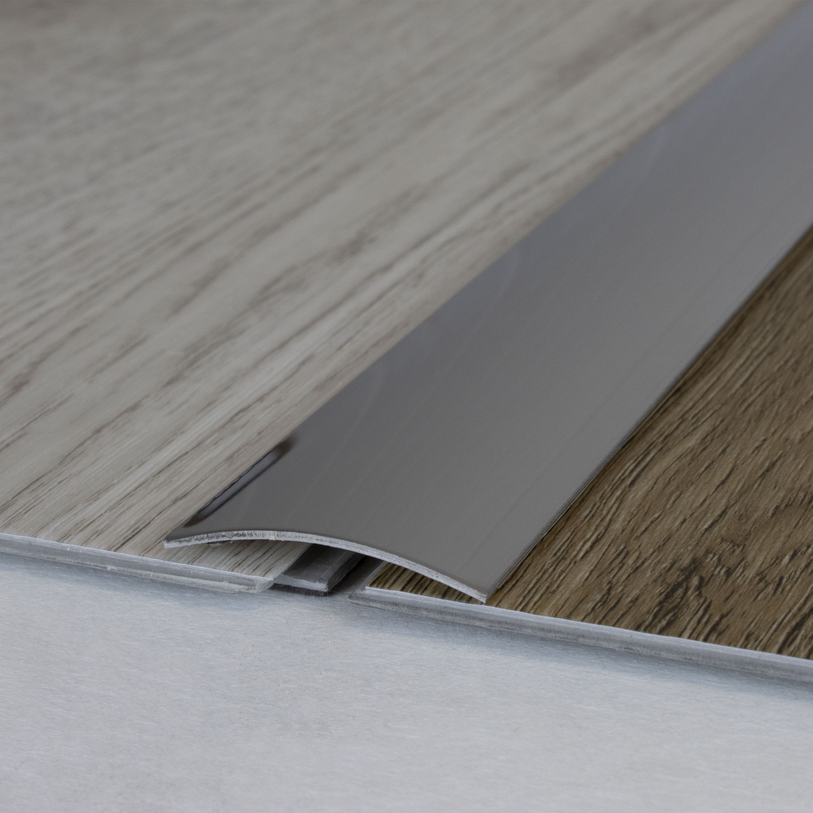 PROVISTON Übergangsprofil Kampen Höhe 4.5 mm Breite 37 mm Übergangsschiene Edelstahl