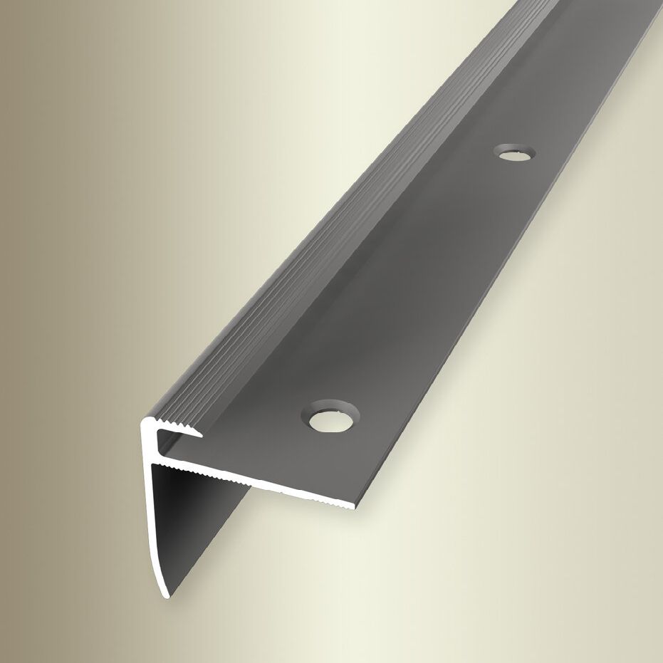 Küberit Treppenkanten- & Winkelprofile B 27 mm L 2500 mm Einfasshöhe 3 mm Alu eloxiert