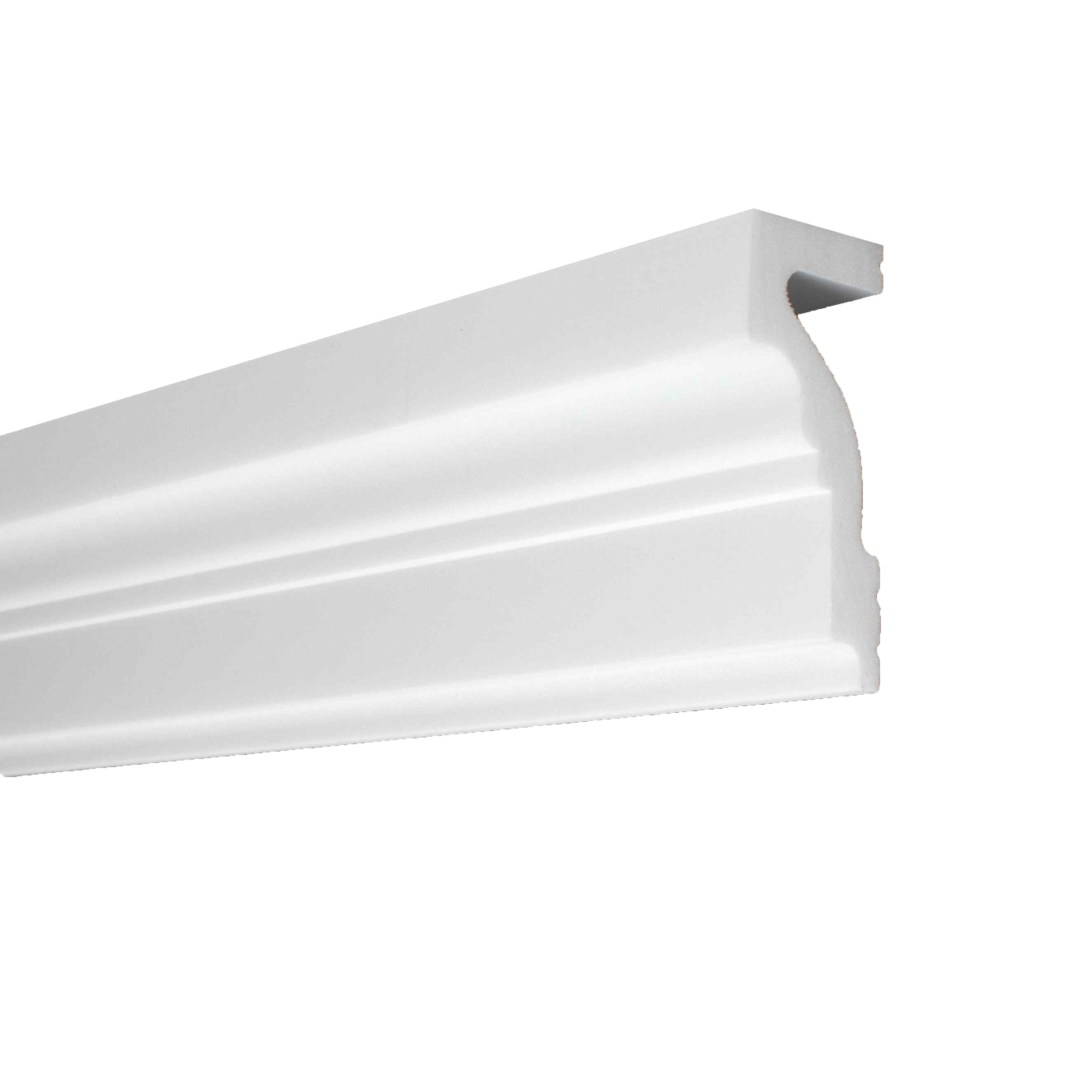 Auffallende Zierleiste (NMC WALLSTYL - WL4) 40 x 100 x 2000 mm hochfestes Polystyrol