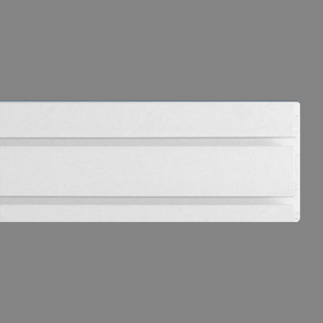Wiesemann | Gardinenschiene | Zweiläufig | Kunststoff | 15 x 63 x 1500 mm | Vorhangschiene | Weiß