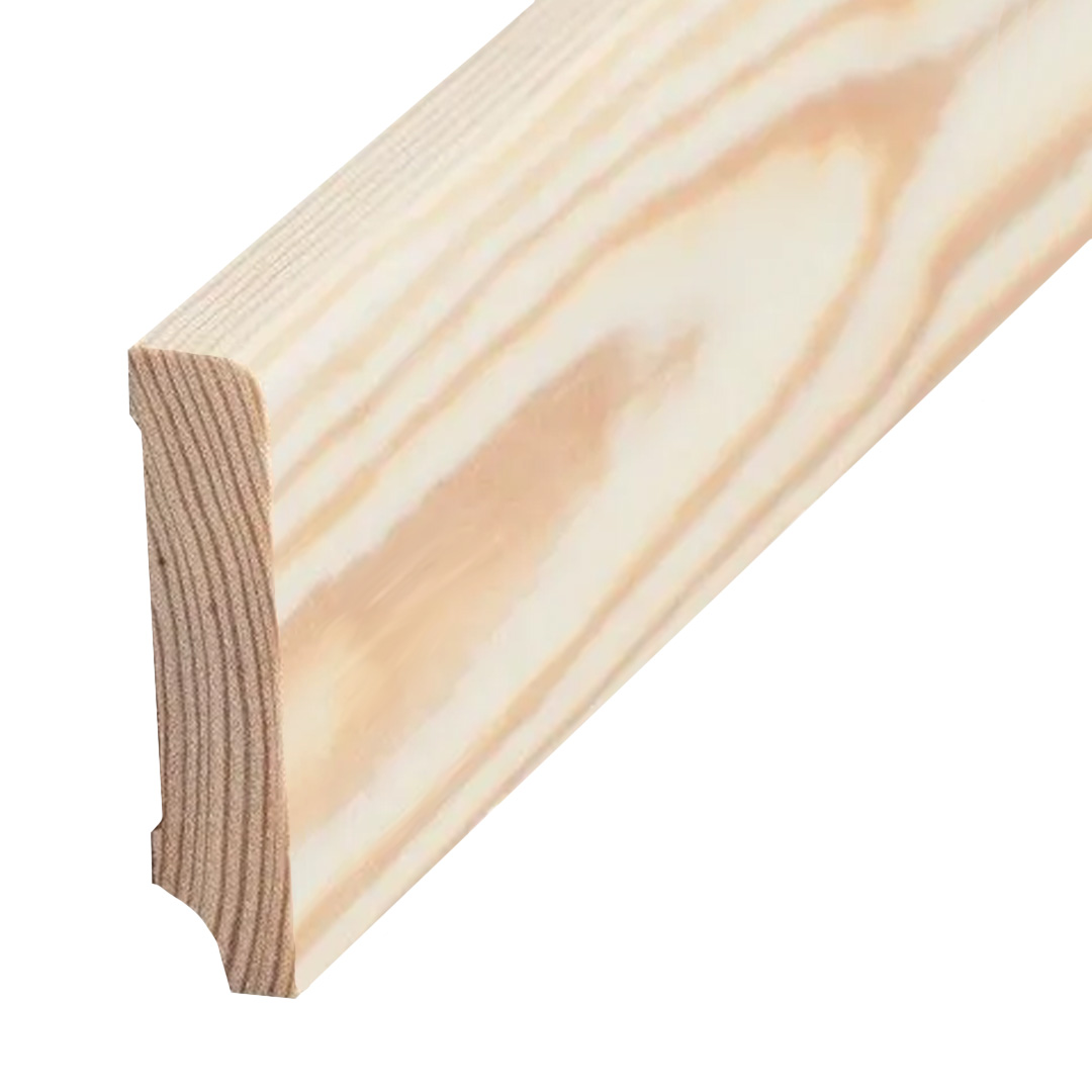 Schöne Massivholz Sockelleiste Kiefer roh (13 x 60 x 2500 mm) by PROVISTON
