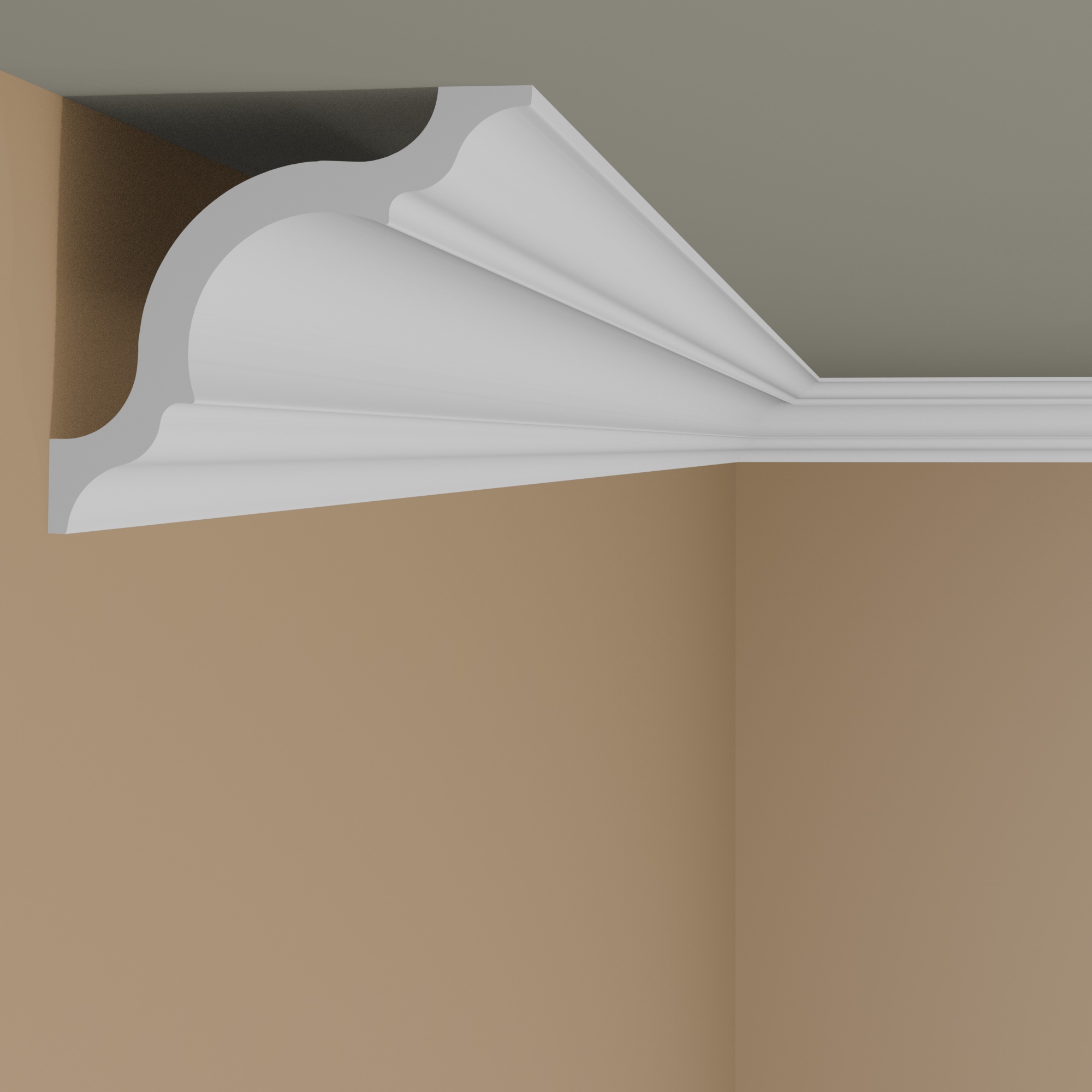 Qualitäts Stuckleiste NMC NOMASTYL Plus - A1 (80 x 80 x 2000 mm)