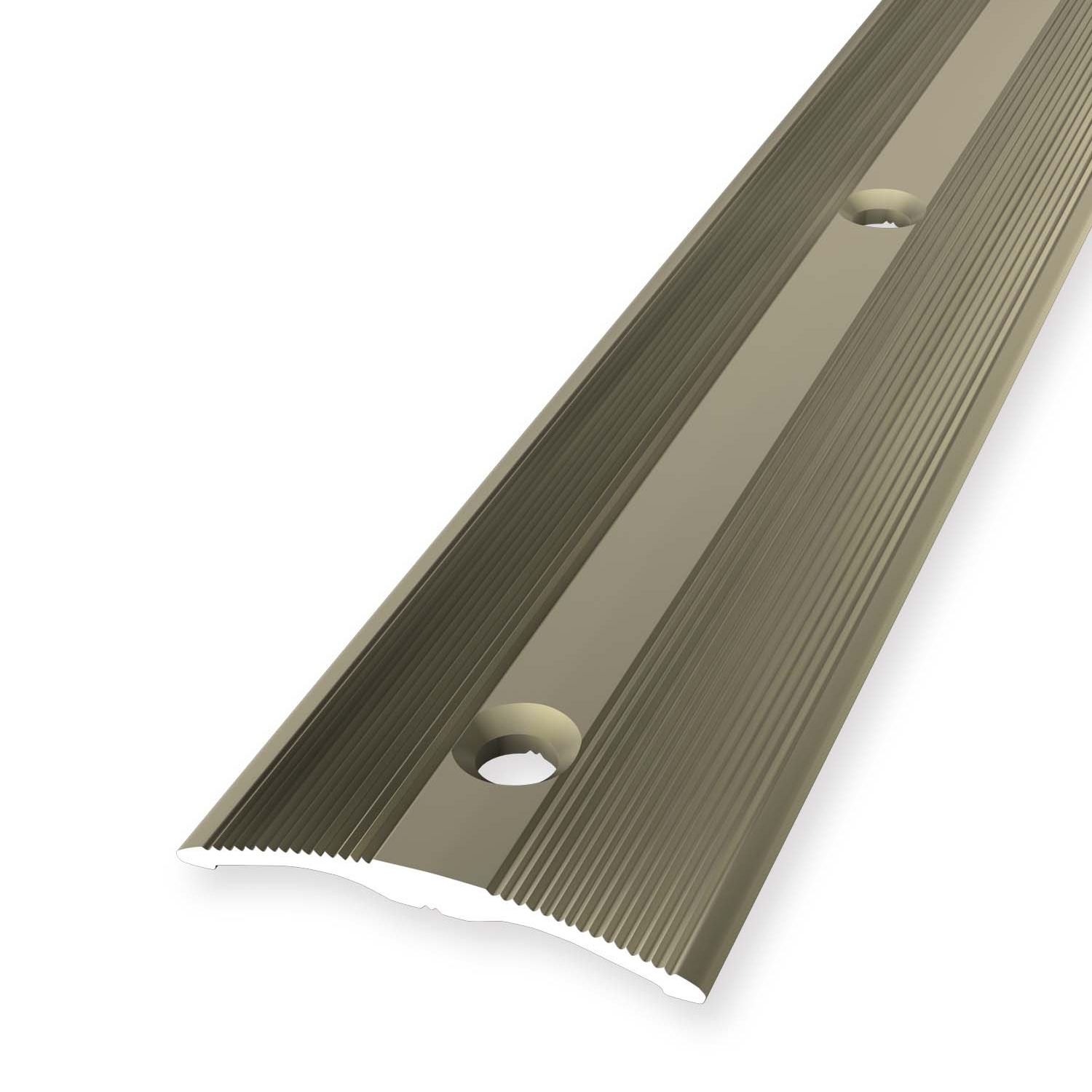 Übergangsschiene 4 x 33 mm Aluminium Übergangsprofil Geriffelt versch. Längen Küberit