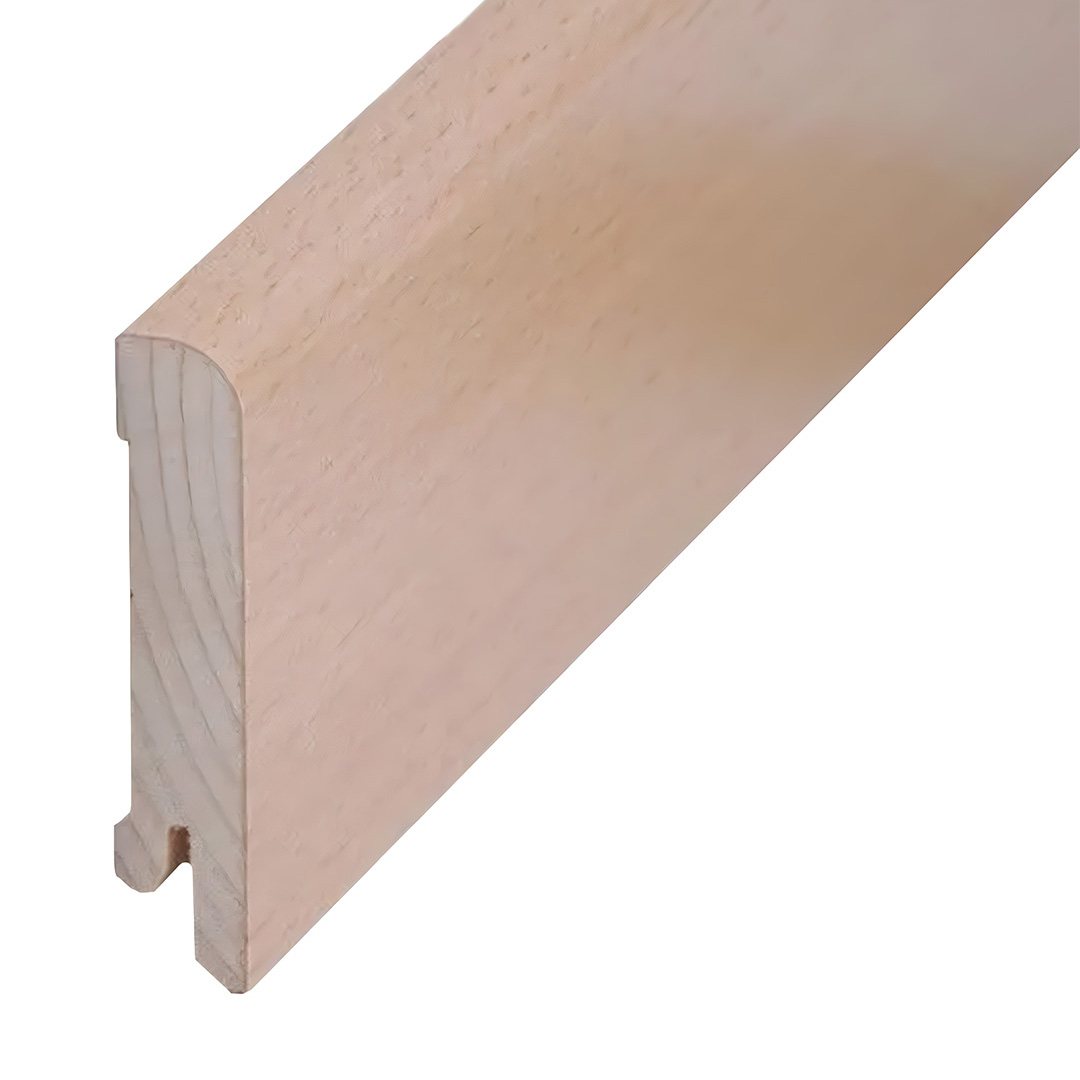 Buche lackierte Sockelleiste aus furniertem Echtholz (15 x 70 x 2500 mm) by PROVISTON