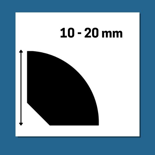 10 - 20 mm