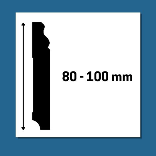 80 - 100 mm