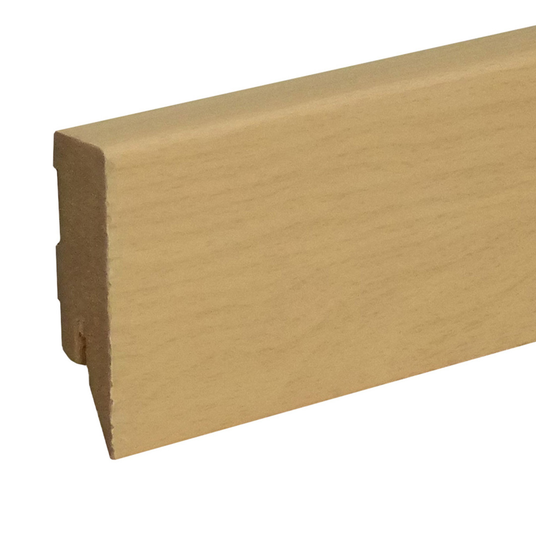 Sockelleiste / Fußleiste / Bodenleiste Lecco-15 (72745) | 16 x 58 x 2500 mm | Buche