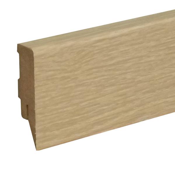 Sockelleiste / Fußleiste / Bodenleiste Lecco-159 (73487) | 16 x 58 x 2500 mm | Pastellbeige