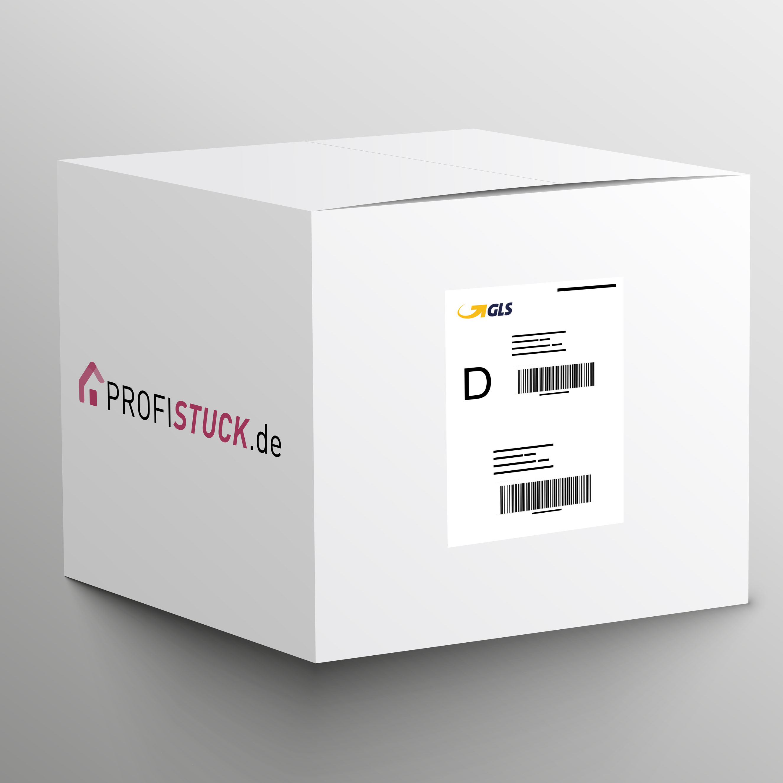 Retourenschein GLS Rücksendeetikett für Pakete bis 2 Meter Kleinteile Profileisten.de