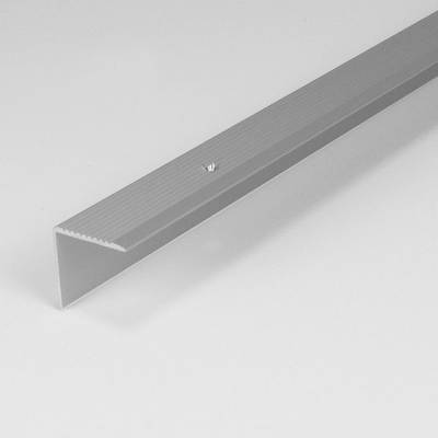 20 x 20 mm Alu eloxiert gebohrt Treppenkantenprofil FARBE: Bronze dunkel